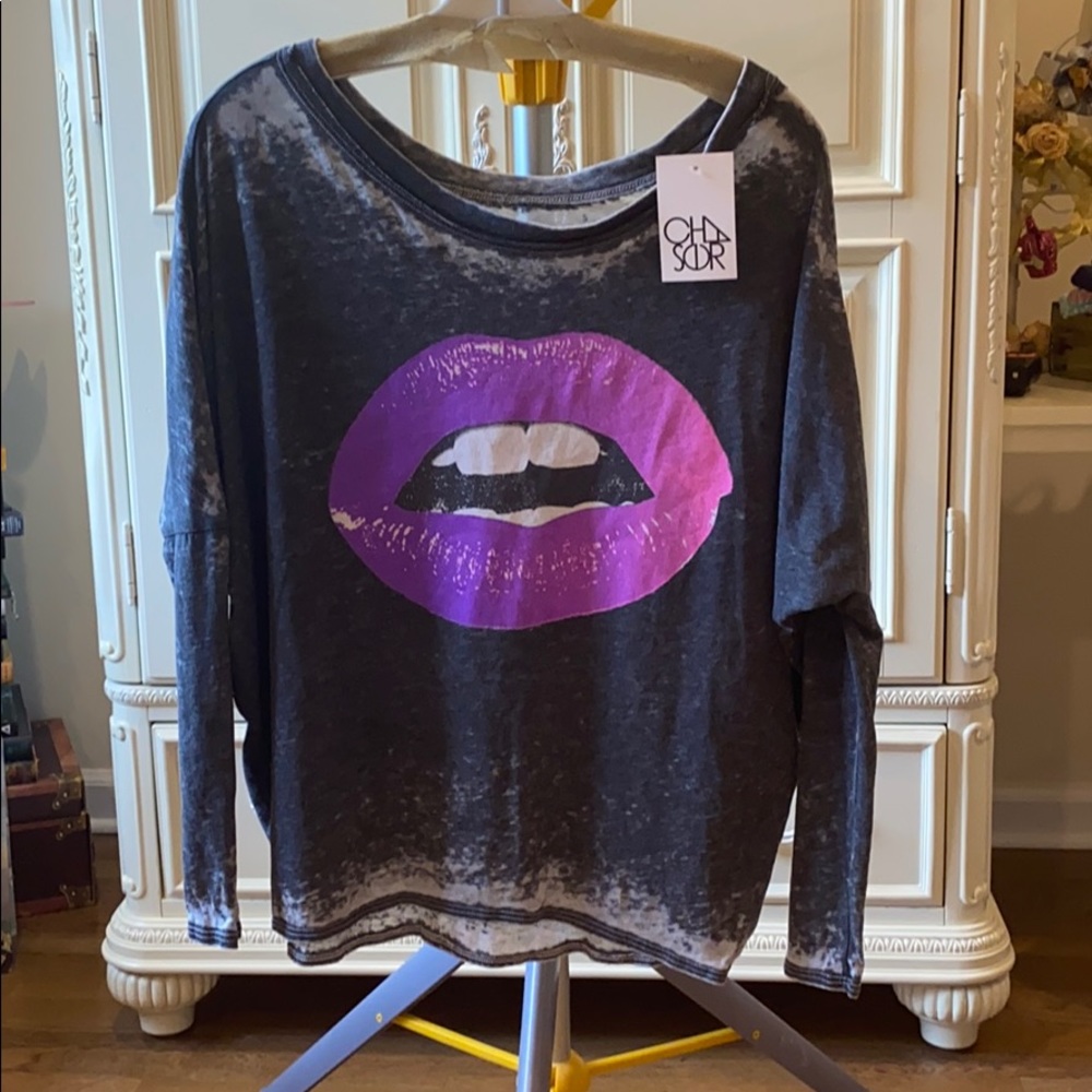 CHASER brand oversized long sleeve, NWT